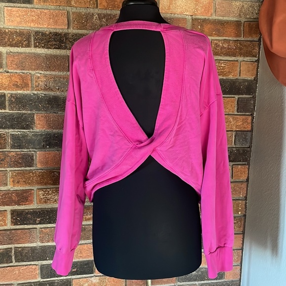 Women's Pink Athleta Sweatshirt L - Picture 1 of 5